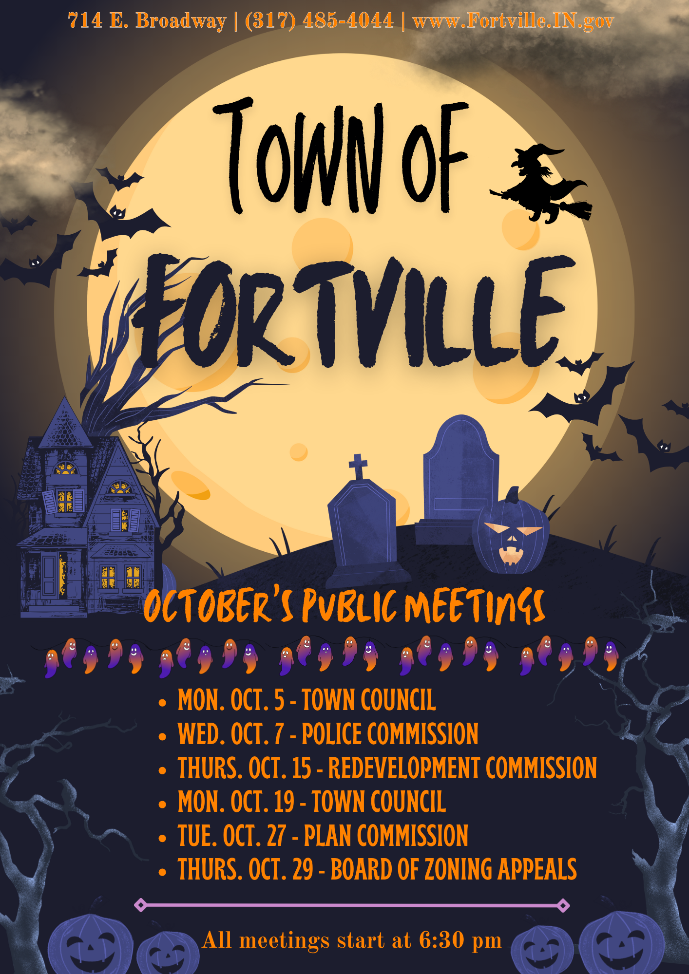 October's Public Meetings